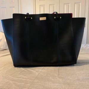 kate spade black and pink shoulder bag